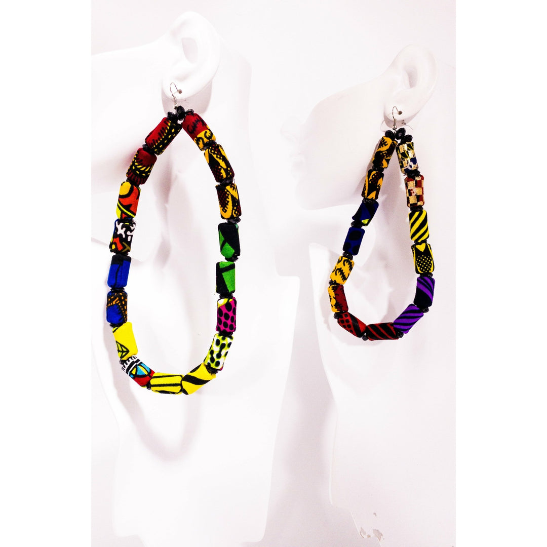 Ntoma Statement Kandy Hoop Earrings - Trufacebygrace