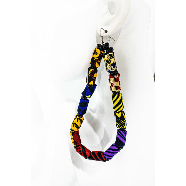 Ntoma Statement Kandy Hoop Earrings - Trufacebygrace