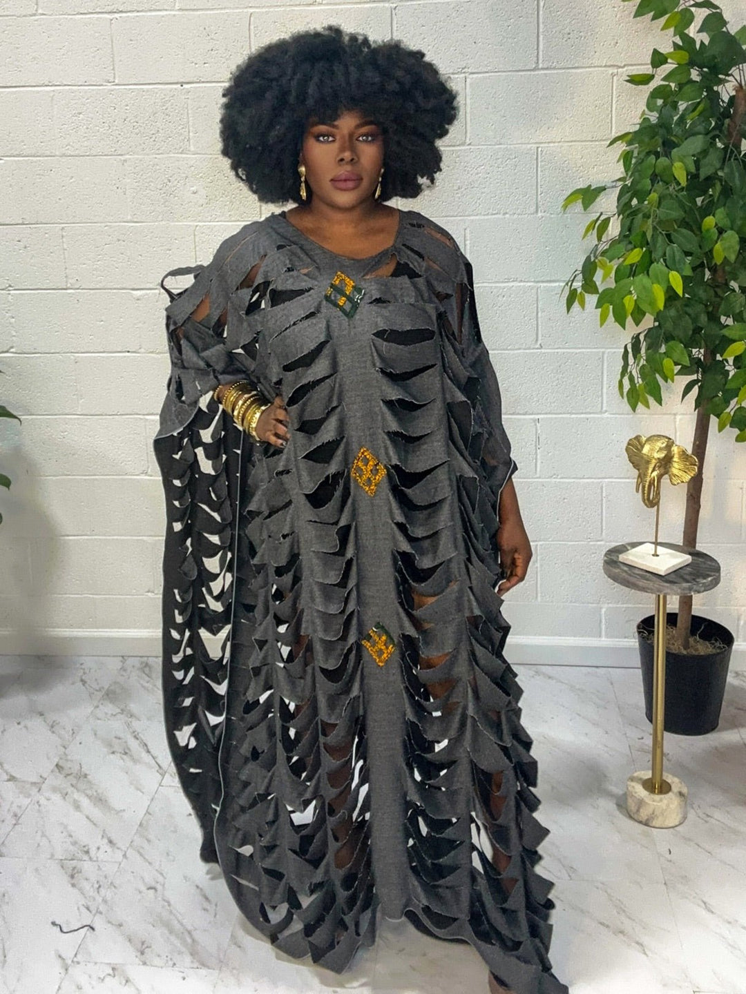 Ntwetwa Unisex Cut - Out Kaftan - Trufacebygrace