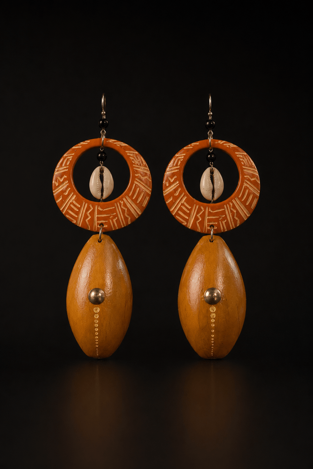 Nuya Tribal Calabash Earrings - Trufacebygrace