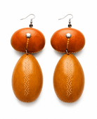 Nuya Tribal Calabash Earrings - Trufacebygrace