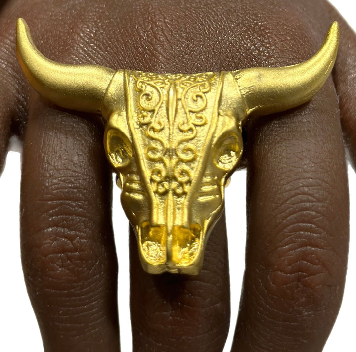 Nyati Nkunzi Bull Horn Ring - Trufacebygrace