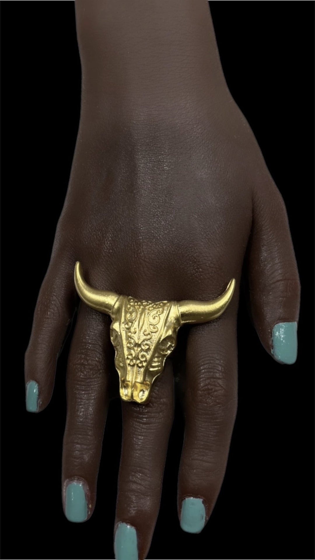 Nyati Nkunzi Bull Horn Ring - Trufacebygrace