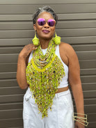 ObaaSima Fringe Necklace - Trufacebygrace