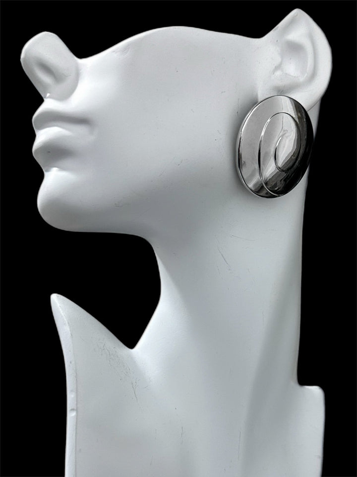 Orbita Round Statement Earrings - Trufacebygrace