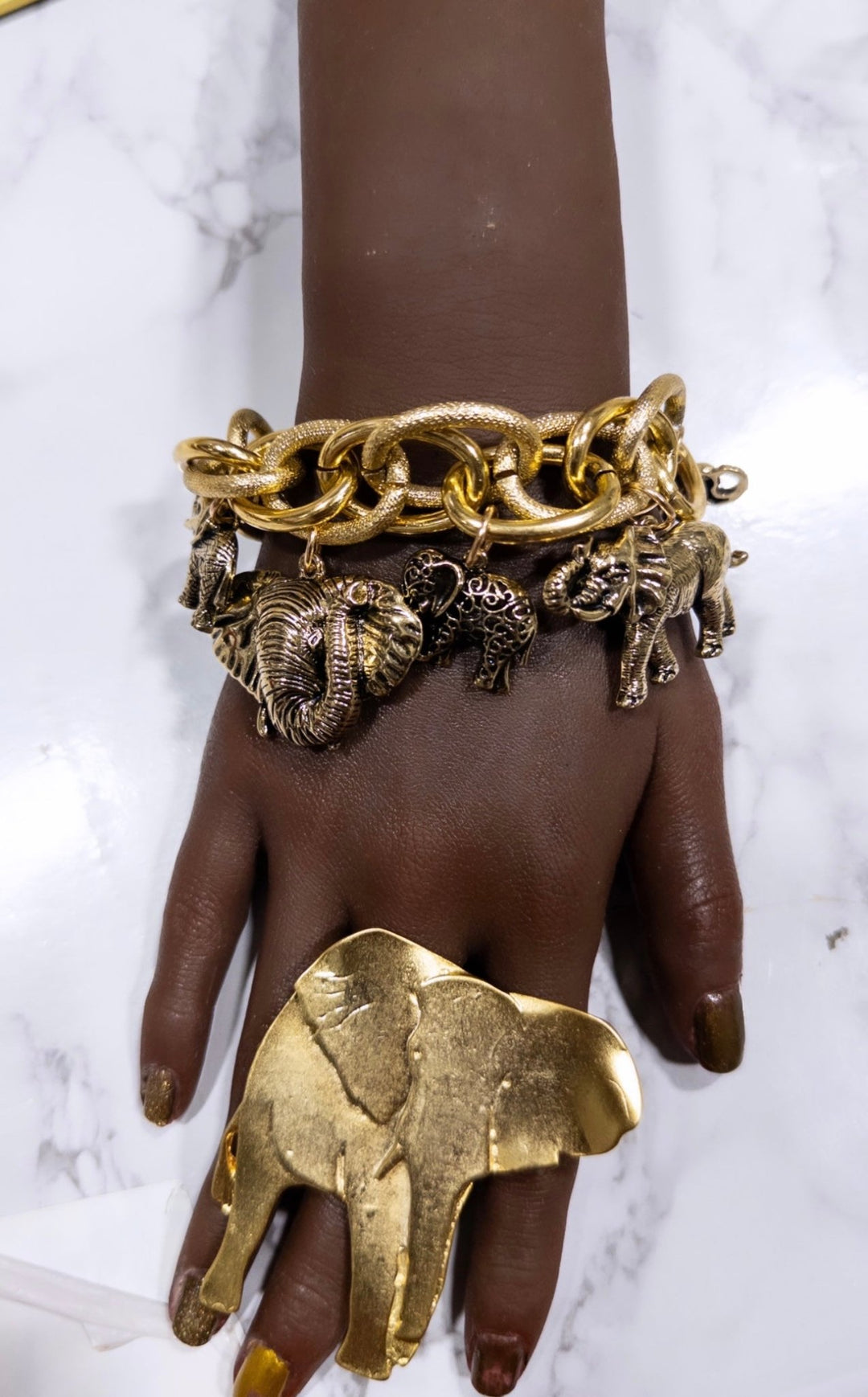 Osuno Elephant Charm Bracelet - Trufacebygrace