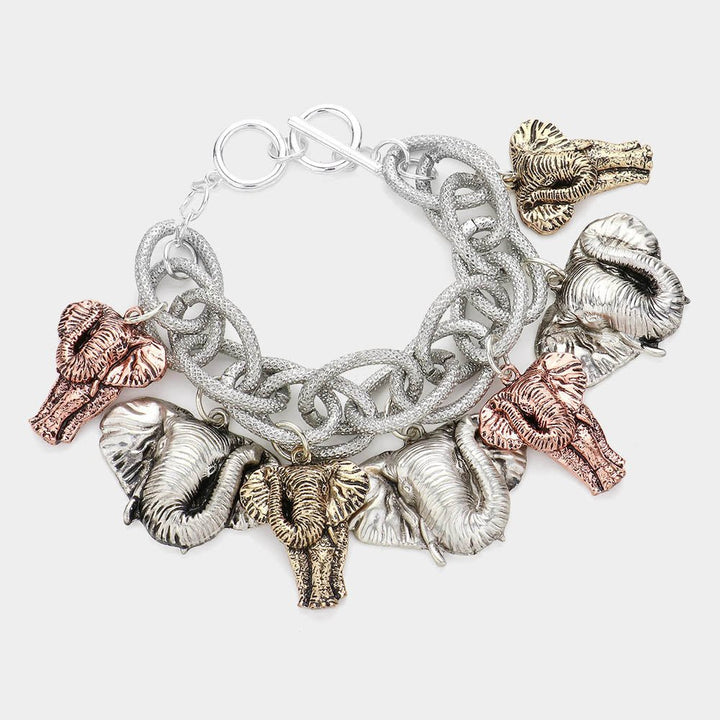 Osuno Elephant Charm Bracelet - Trufacebygrace