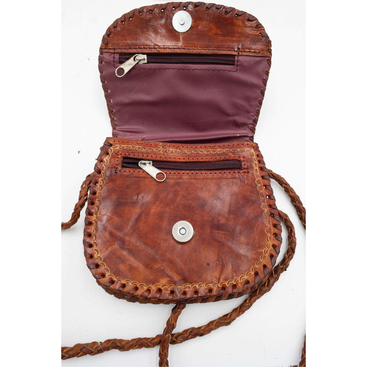 Osuno leather Messenger Bag - Trufacebygrace