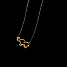 Osuno simple Elephant outline Necklace - Trufacebygrace