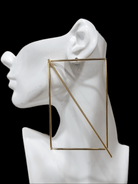 Oversized Abstract Window Earrings - Trufacebygrace