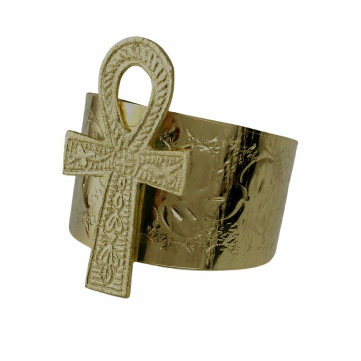 Oversized Ankh Metal Bracelet/Bangle - Trufacebygrace