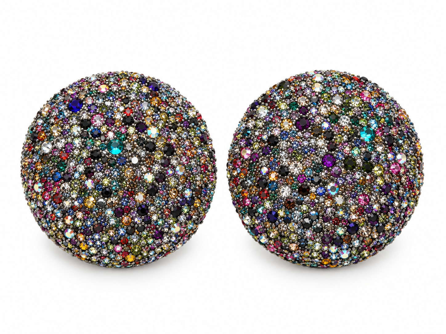 Oversized Crystal earrings - Trufacebygrace