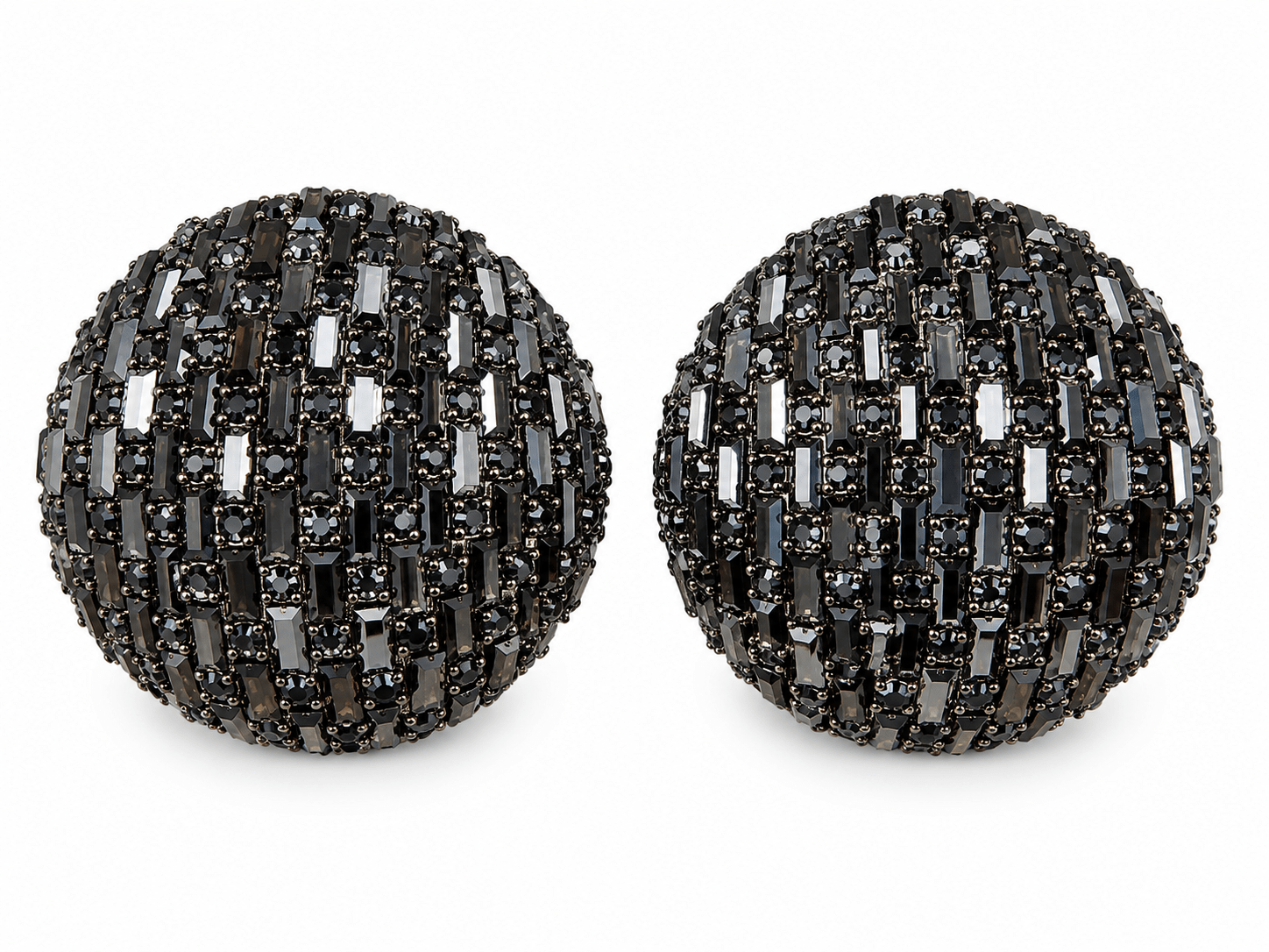 Oversized Crystal earrings - Trufacebygrace