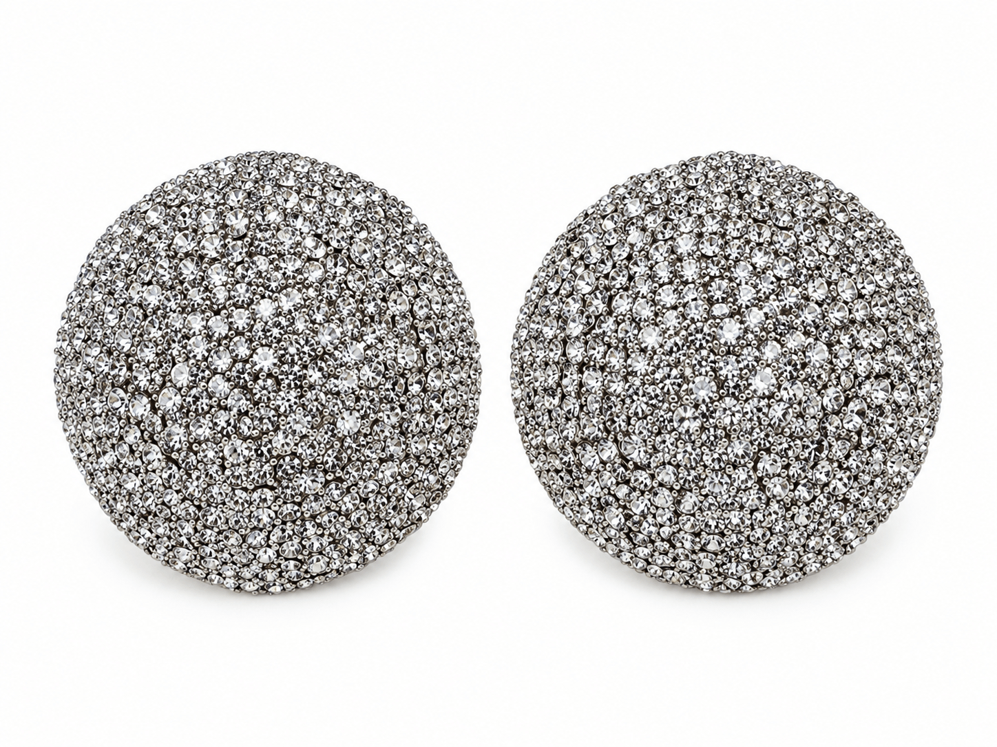 Oversized Crystal earrings - Trufacebygrace