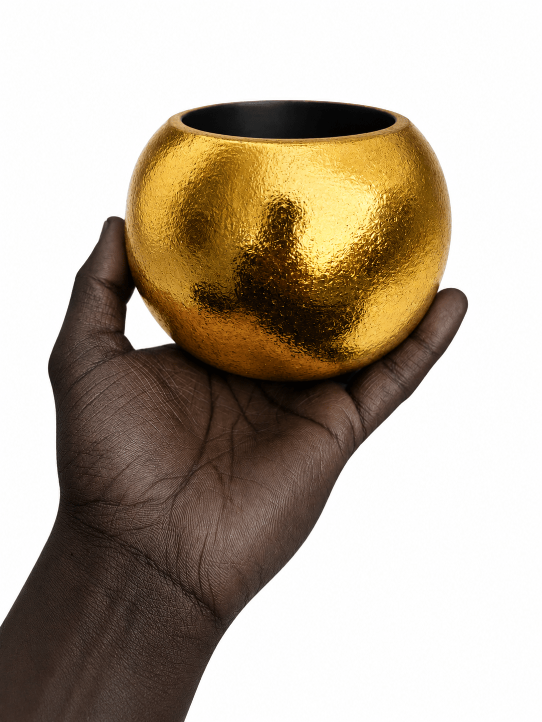Oversized Gilded Gold Chunky Bangle - Trufacebygrace