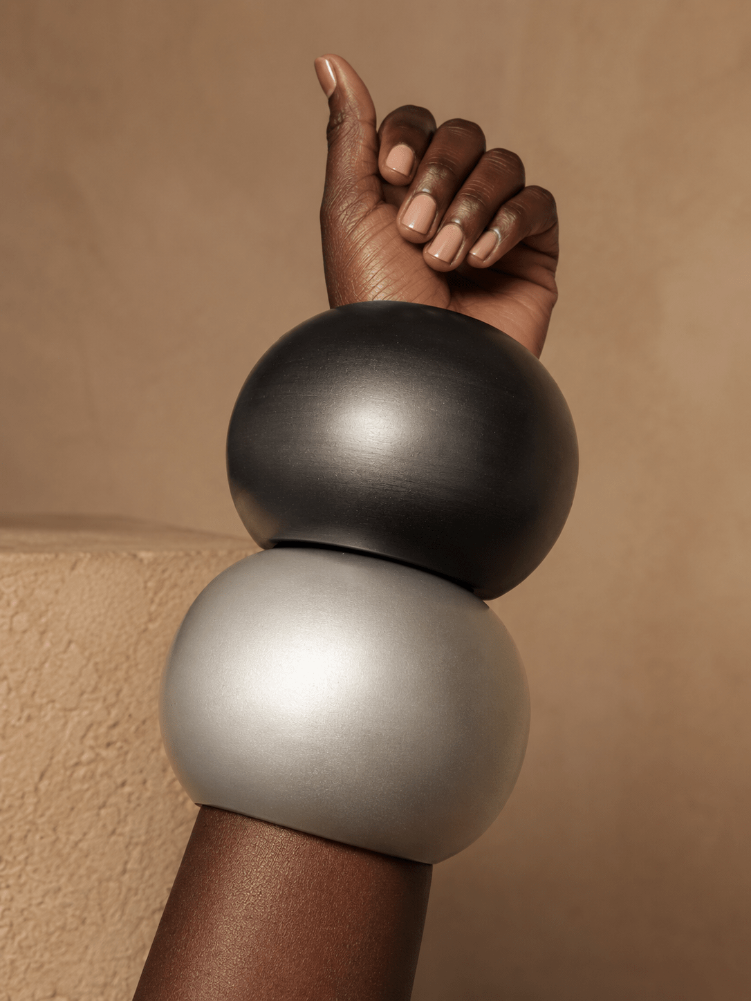 Oversized Matte Chunky Bangles - Trufacebygrace