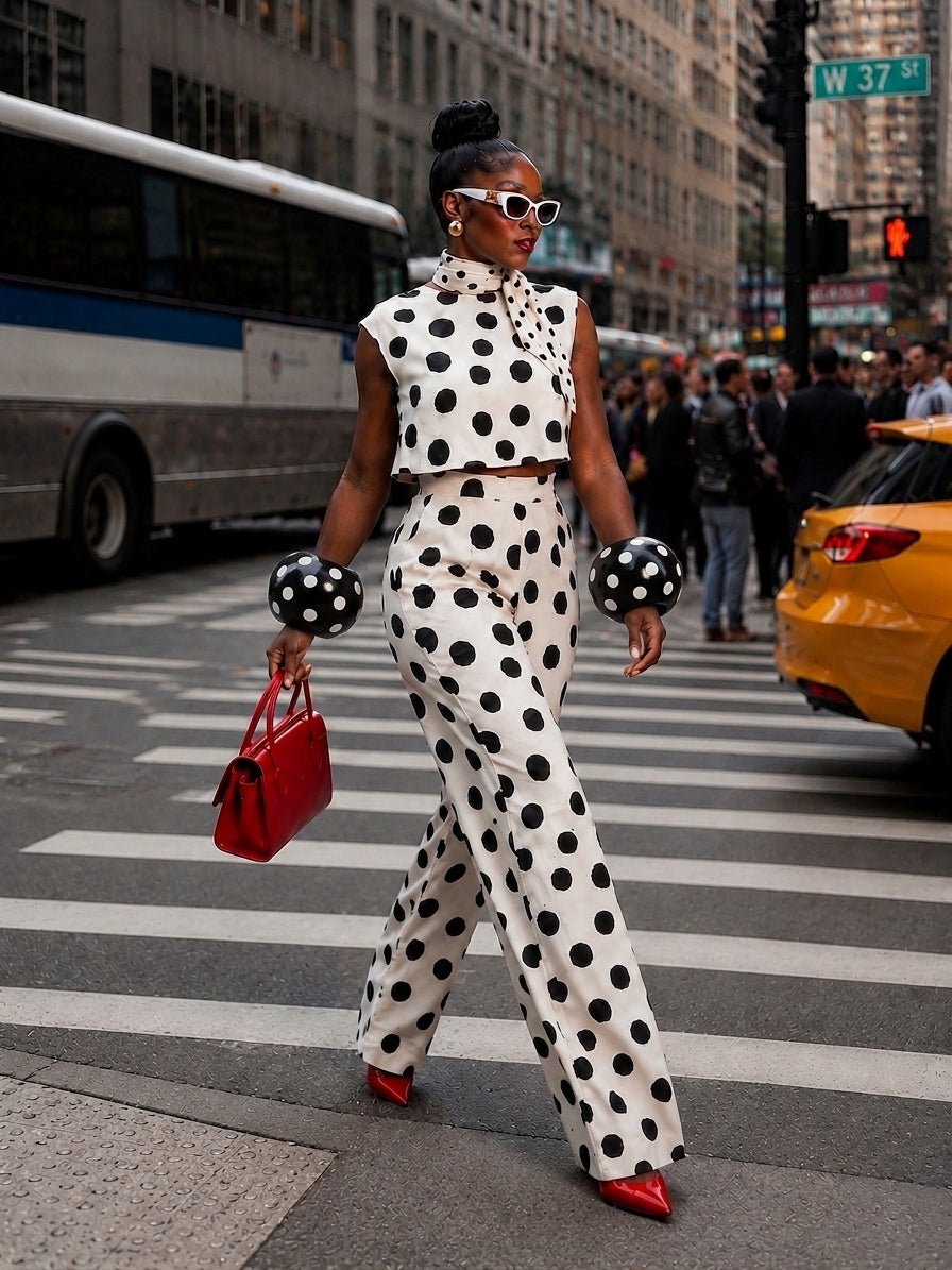 Oversized Polka Dot Bangle - Trufacebygrace