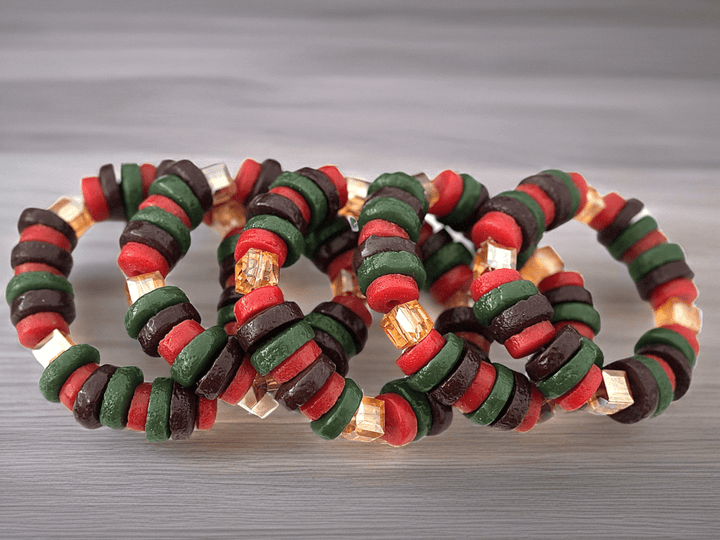 Pan - African Ghana Glass Bead Bracelet - Trufacebygrace