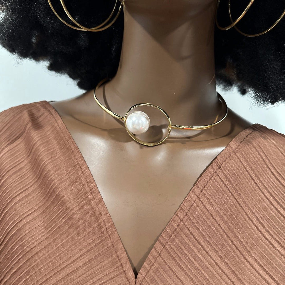 Pearl ball Choker - Trufacebygrace