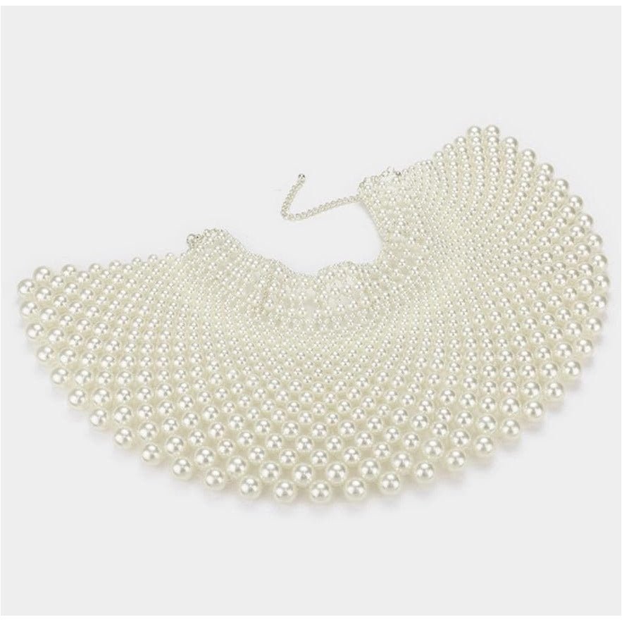 Pearl Bib Necklace - Trufacebygrace