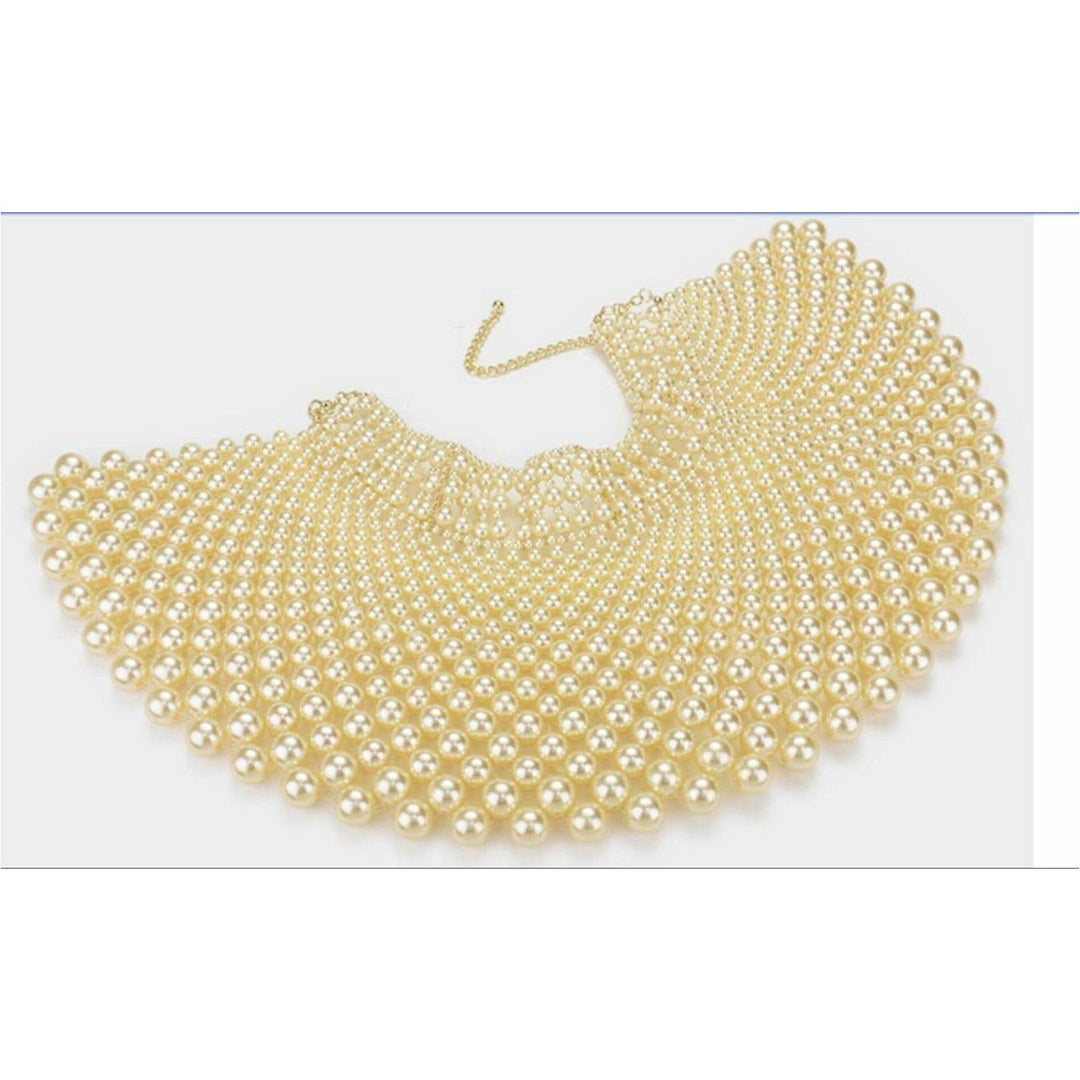 Pearl Bib Necklace - Trufacebygrace