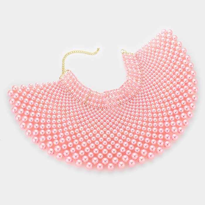 Pearl Bib Necklace - Trufacebygrace