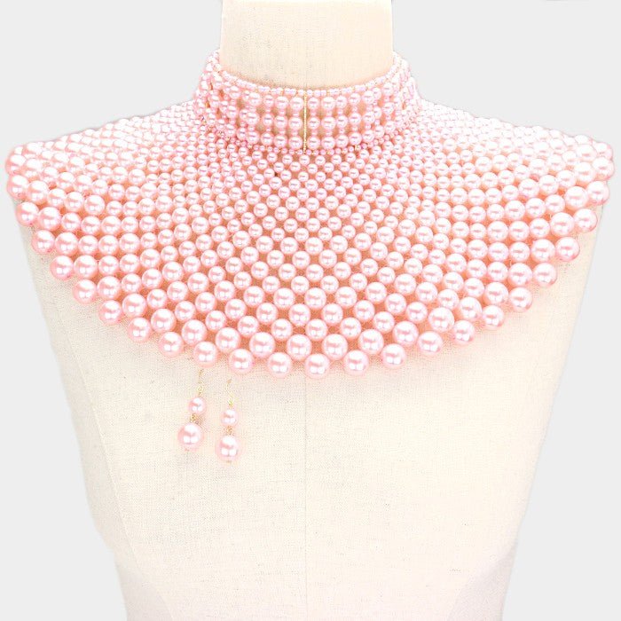 Pearl Bib Necklace - Trufacebygrace