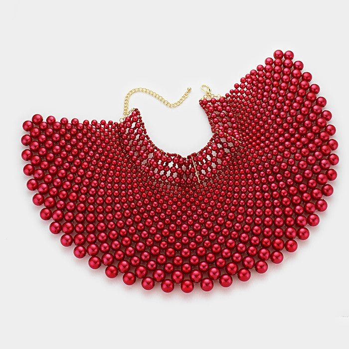 Pearl Bib Necklace - Trufacebygrace