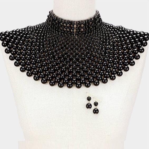 Pearl Bib Necklace - Trufacebygrace