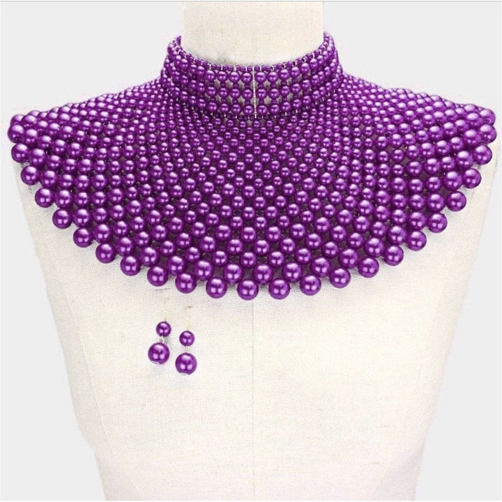 Pearl Bib Necklace - Trufacebygrace