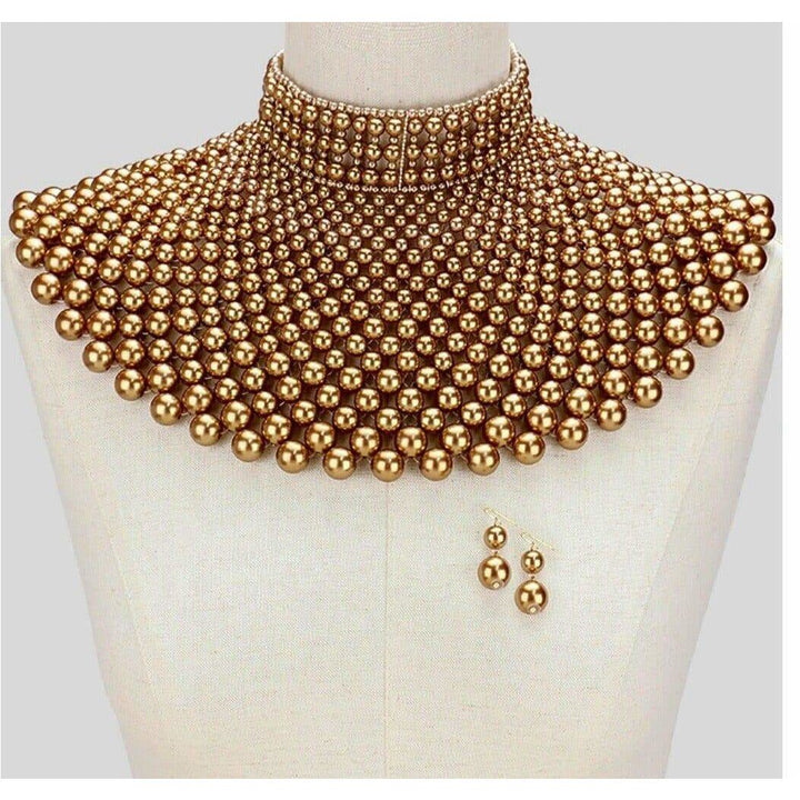 Pearl Bib Necklace - Trufacebygrace