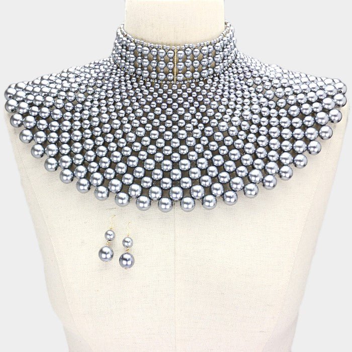 Pearl Bib Necklace - Trufacebygrace