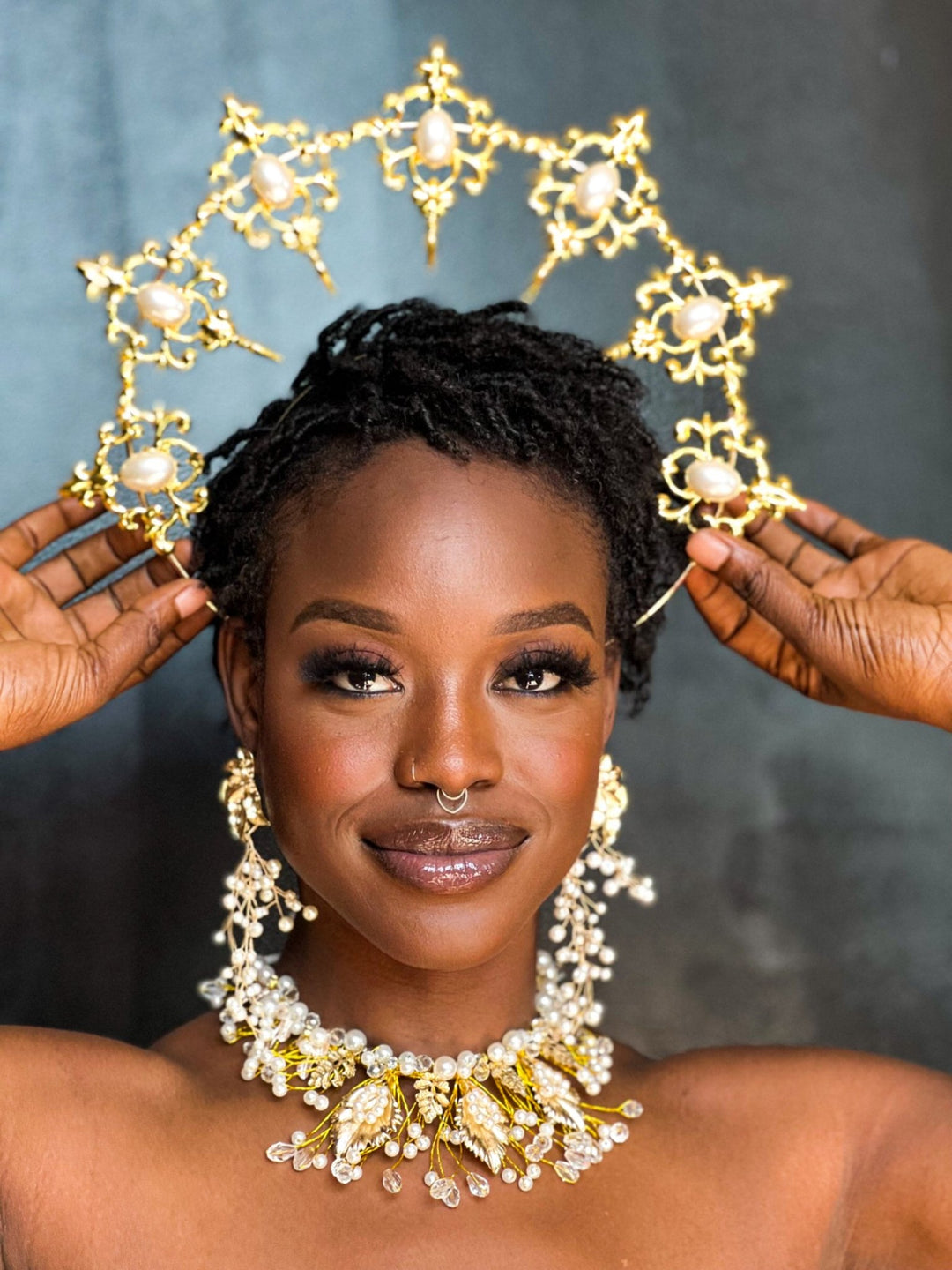 Pearl Branch statement Earrings - Trufacebygrace