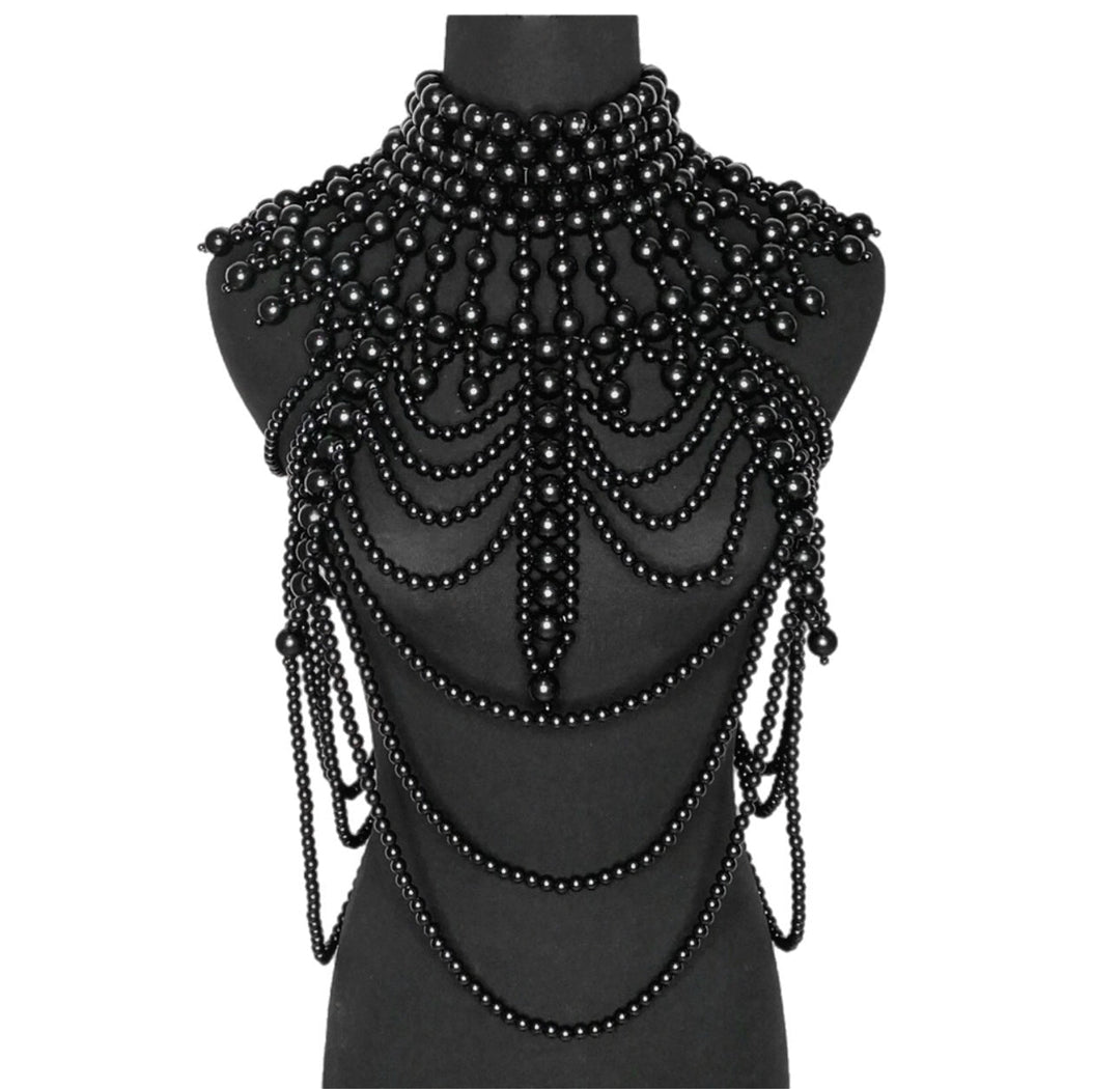 Pearl Draped Body Chain Necklace - Trufacebygrace