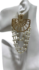 Pearl Falls Stud Earrings - Trufacebygrace