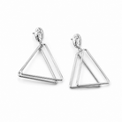 Petite Triangular Prism Earrings - Trufacebygrace