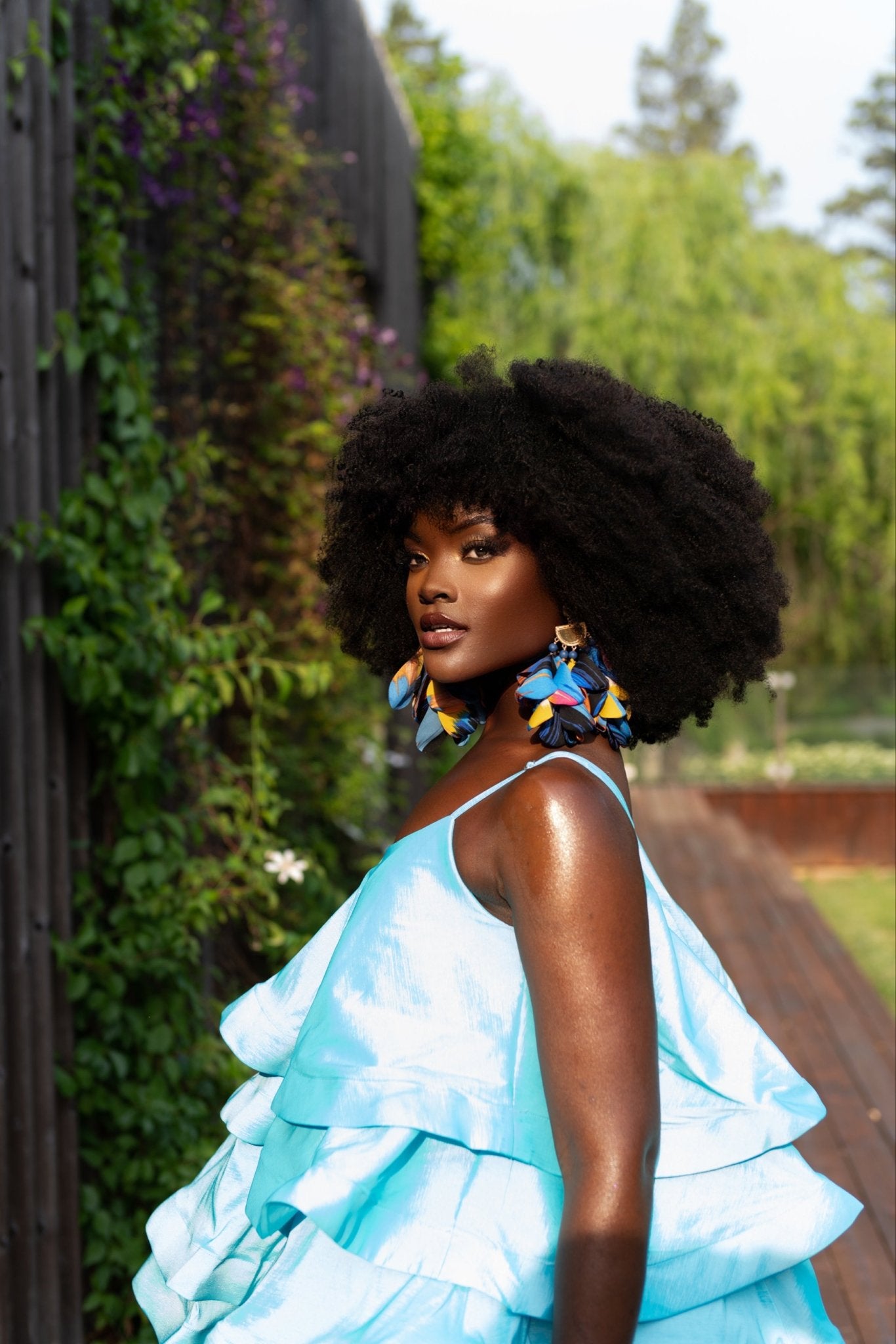 Pumzi Flower Petal Earrings - Trufacebygrace