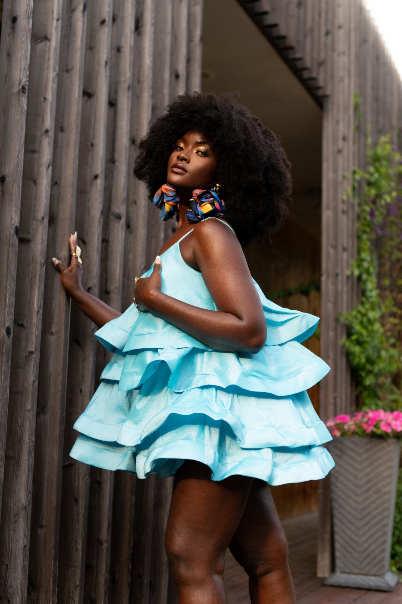 Pumzi Flower Petal Earrings - Trufacebygrace