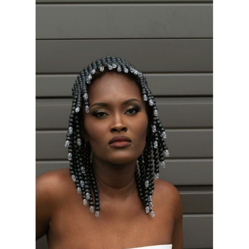 Queen of Egypt Wooden beads Headpiece - Trufacebygrace