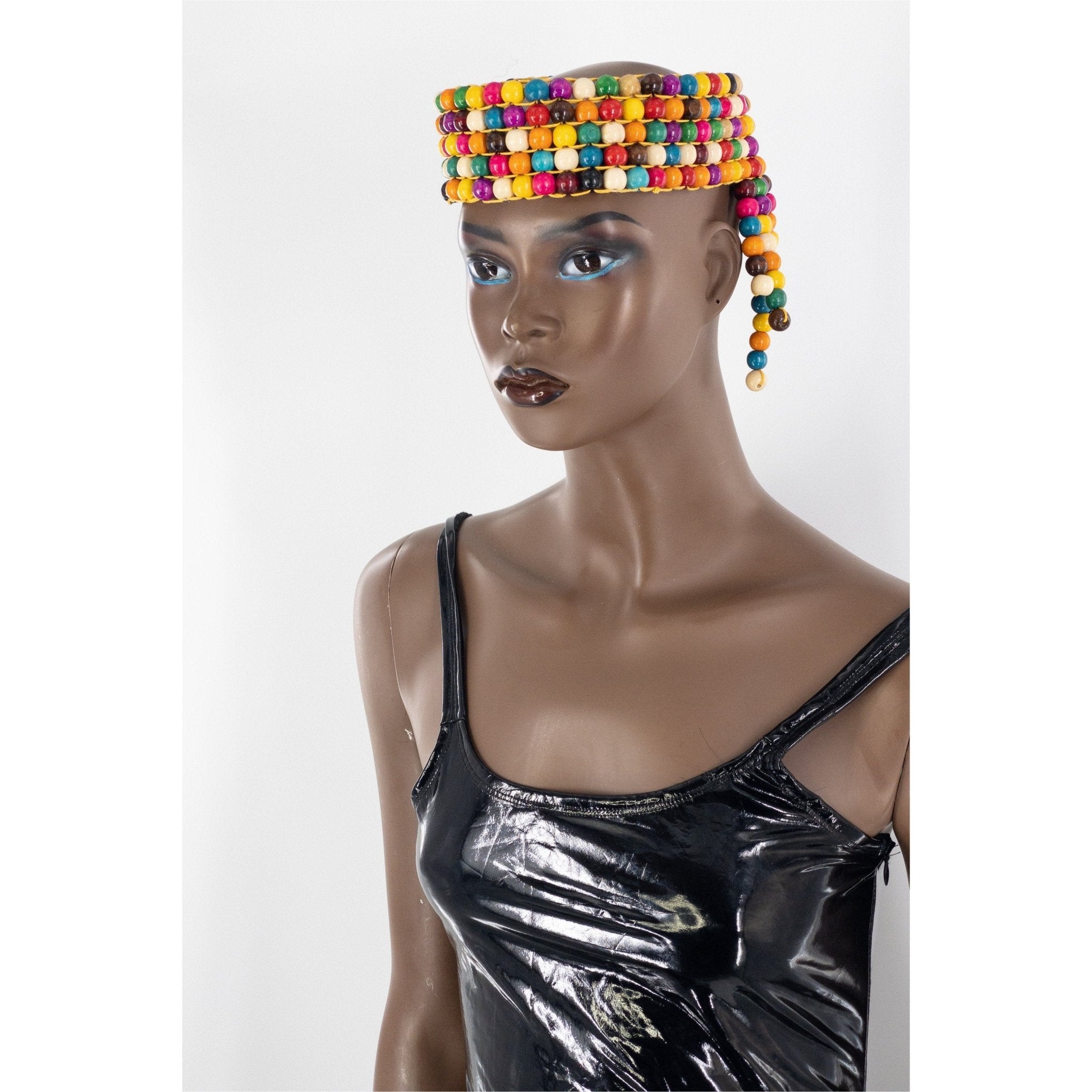 Queen of Egypt Wooden beads Headpiece - Trufacebygrace