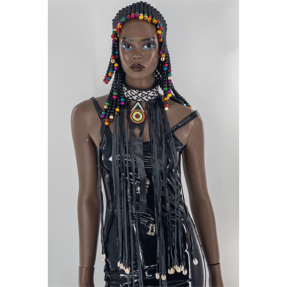 Queen of Egypt Wooden beads Headpiece - Trufacebygrace
