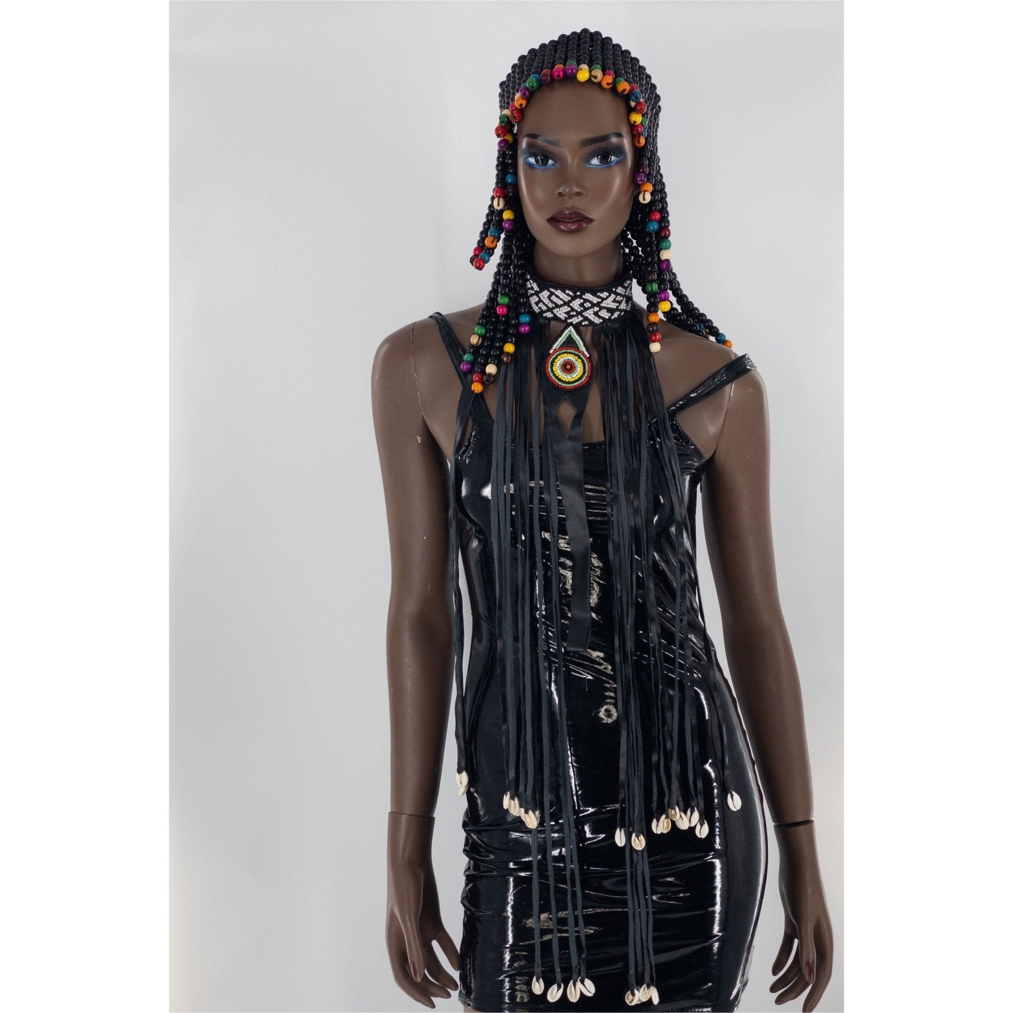 Queen of Egypt Wooden beads Headpiece - Trufacebygrace
