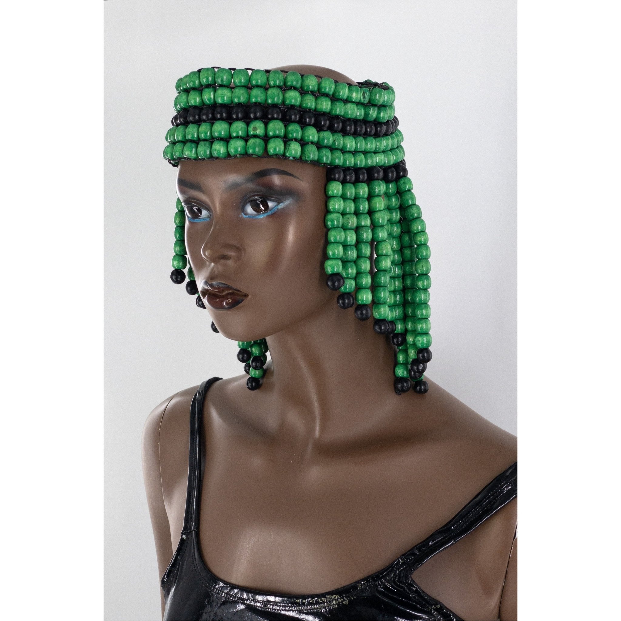 Queen of Egypt Wooden beads Headpiece - Trufacebygrace