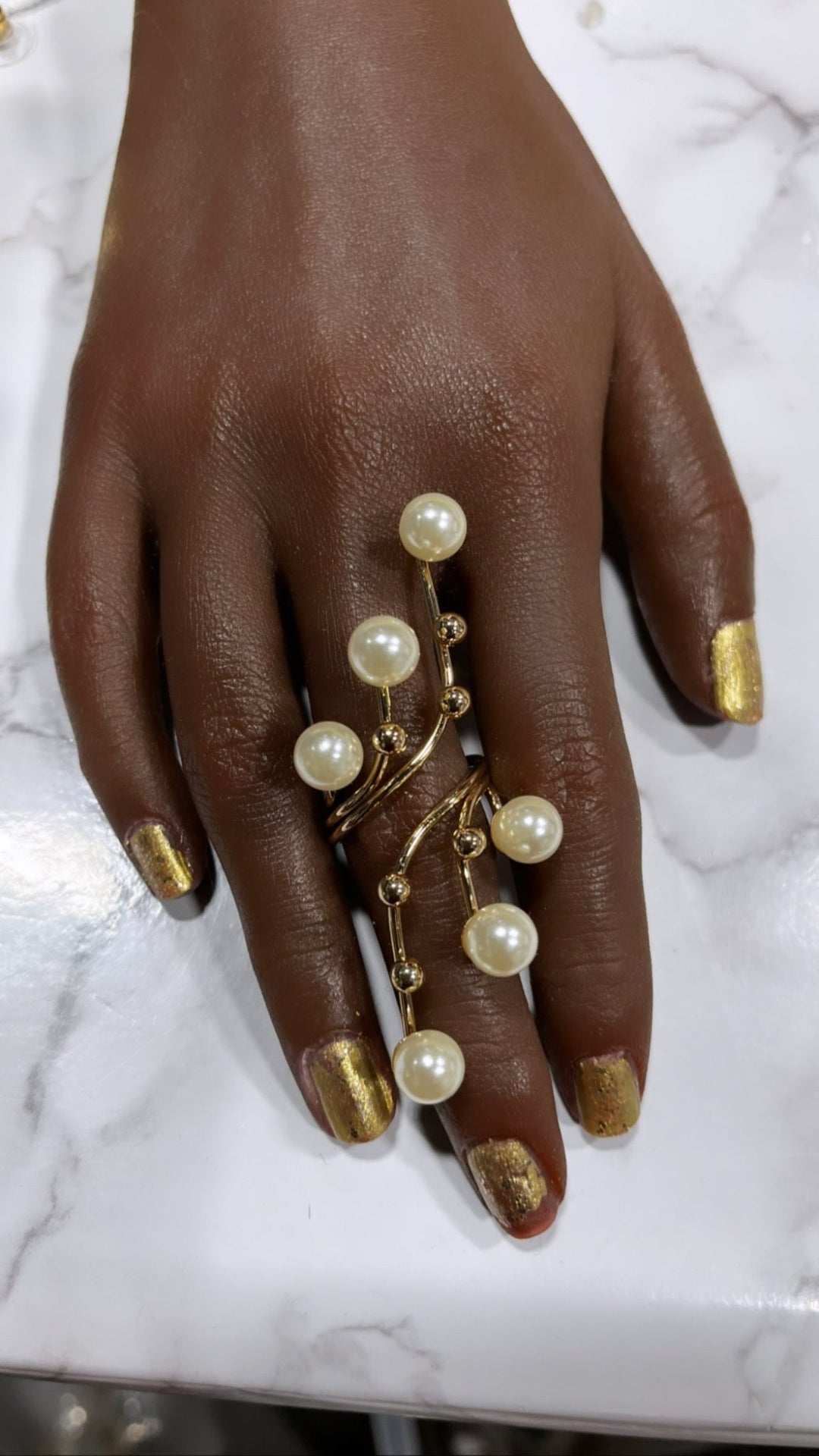 Queen Status Pearl statement ring - Trufacebygrace