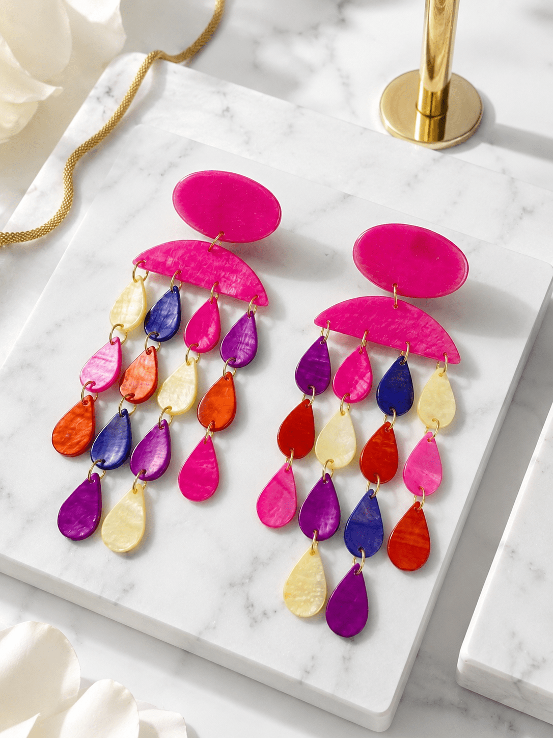 Rain of Happiness Earrings - Trufacebygrace