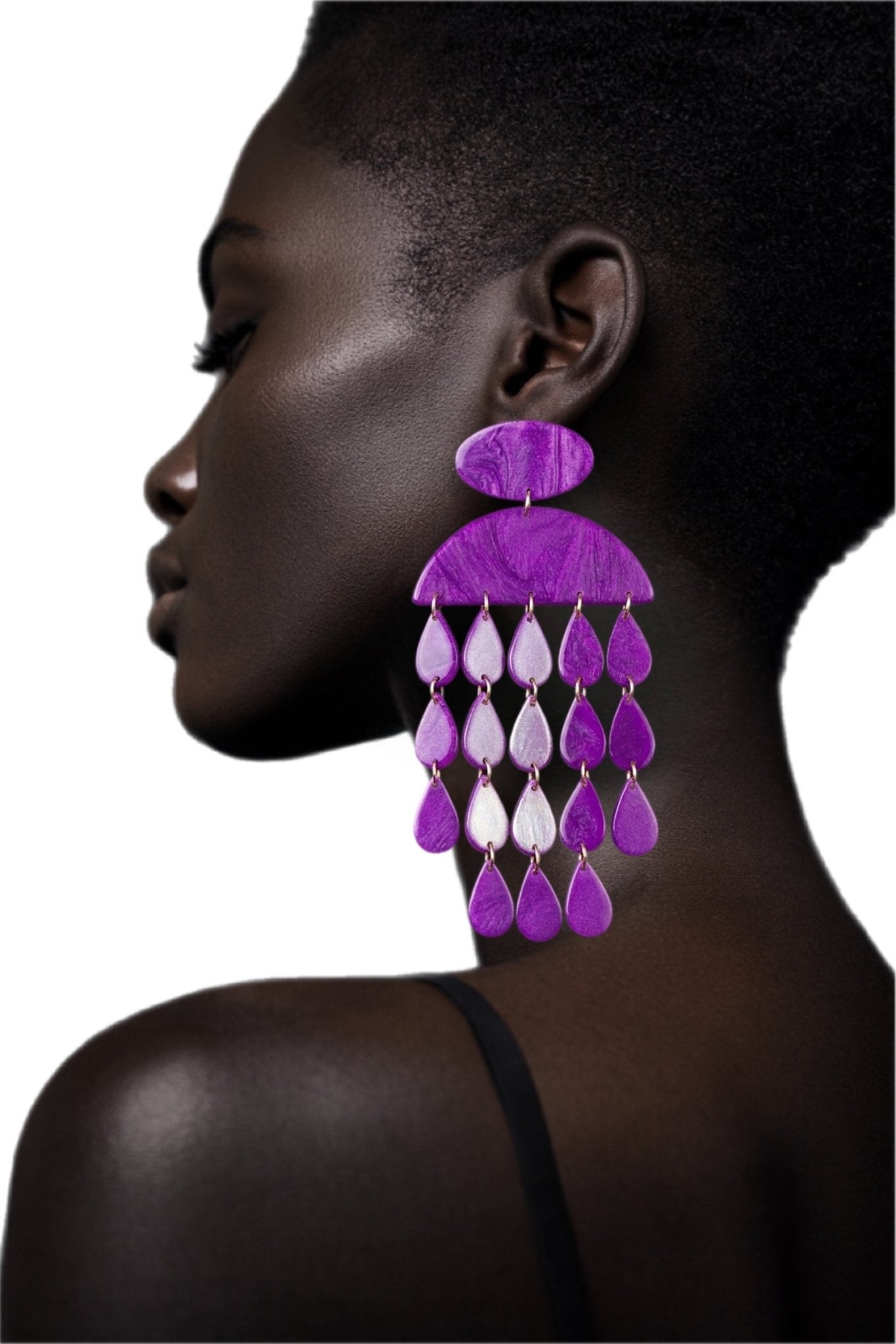 Rain of Happiness XL Earrings - Trufacebygrace