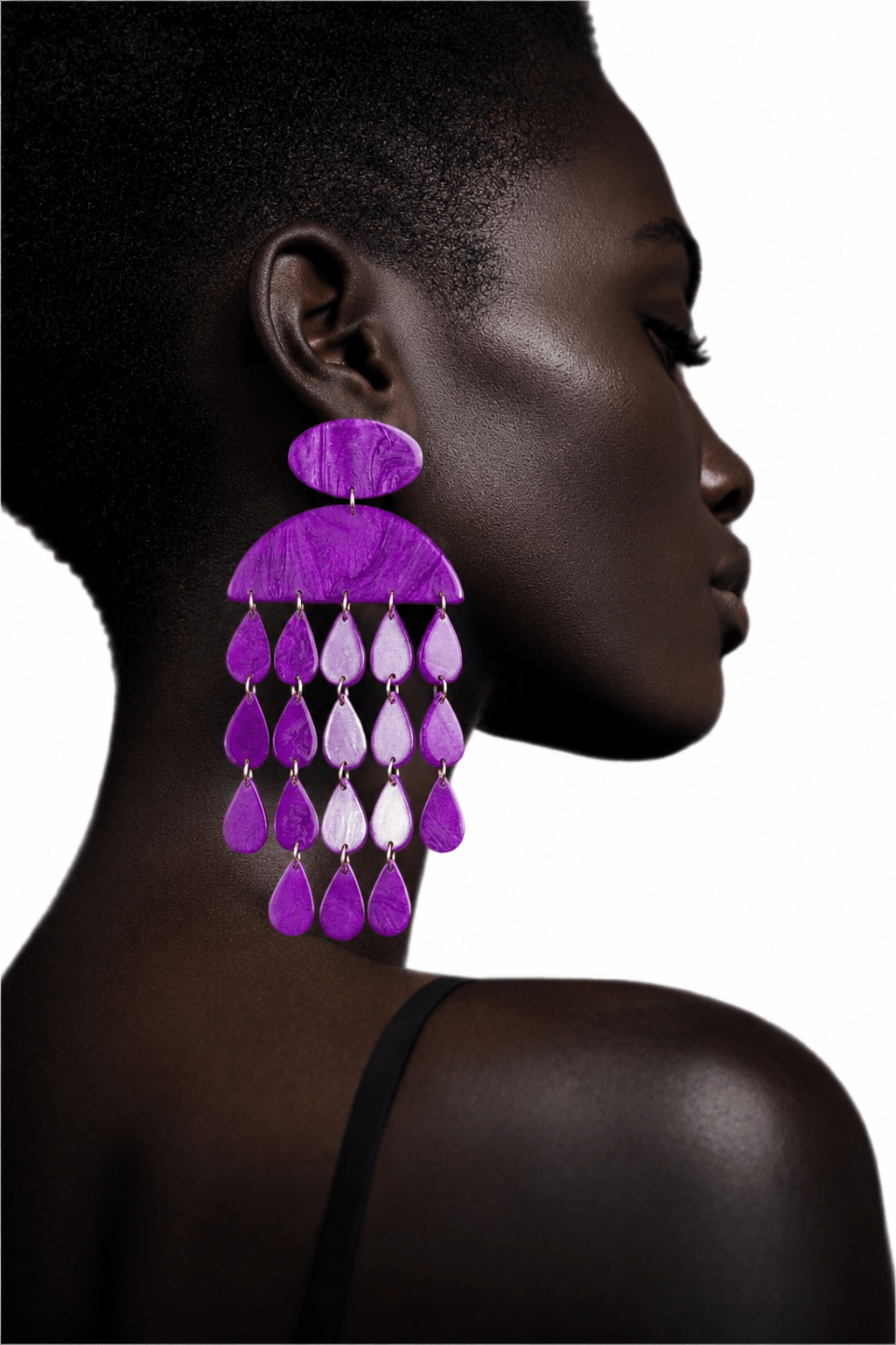 Rain of Happiness XL Earrings - Trufacebygrace