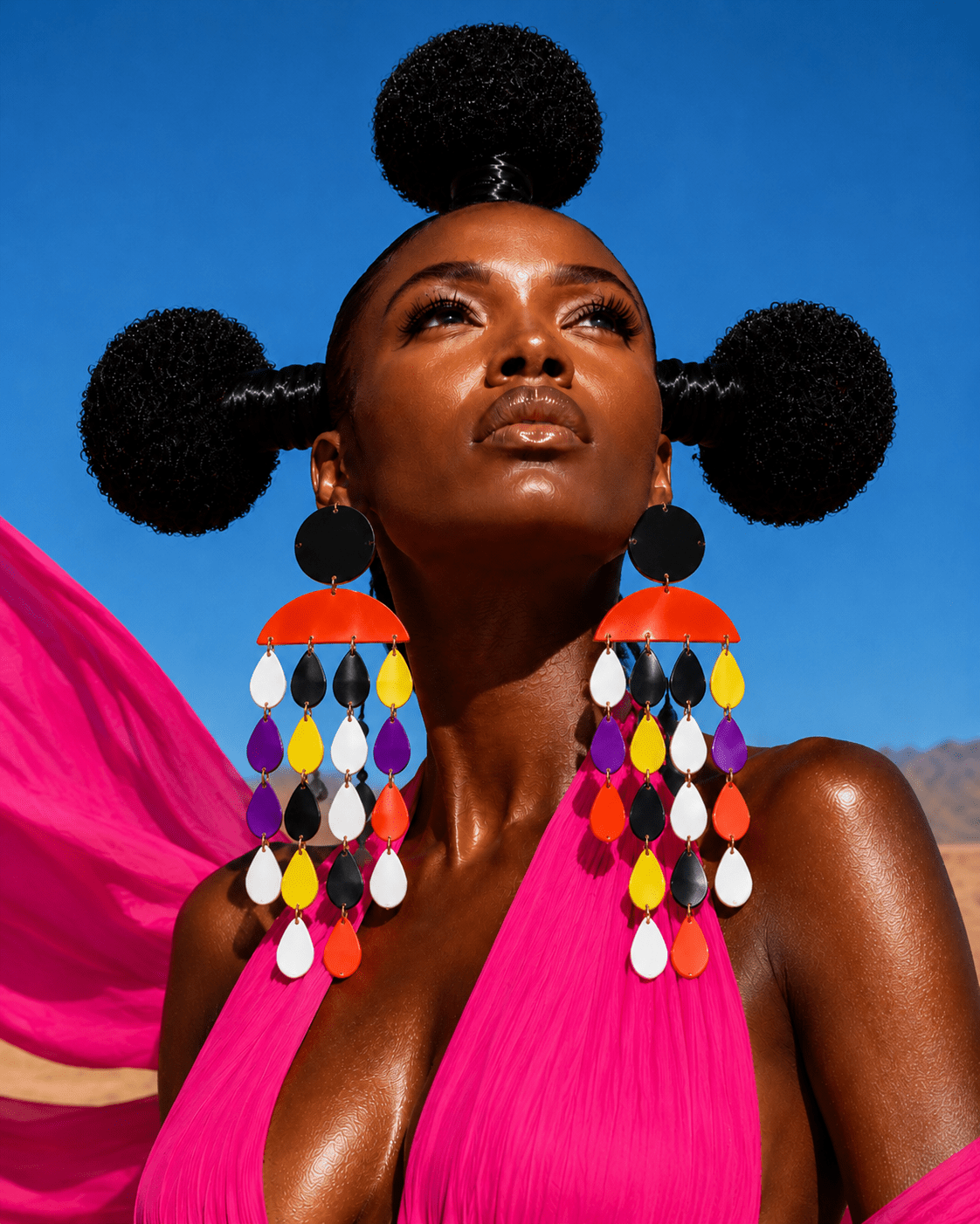 Rain of Happiness XL Earrings - Trufacebygrace