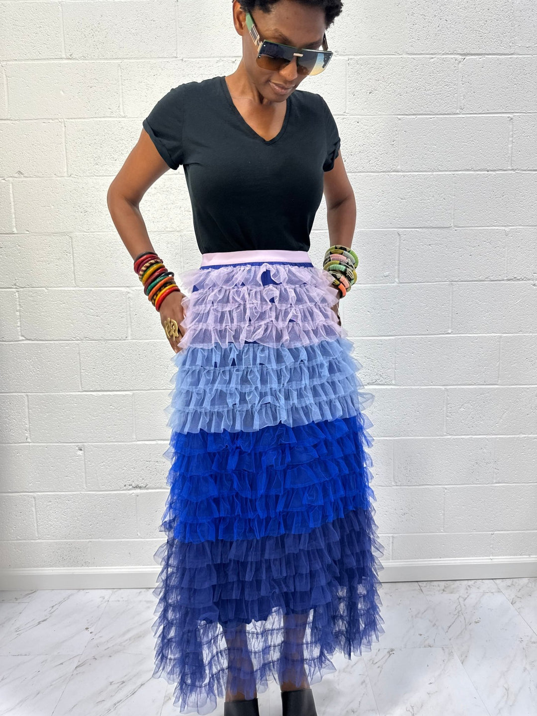 Ruffle Maxi Skirt - Trufacebygrace