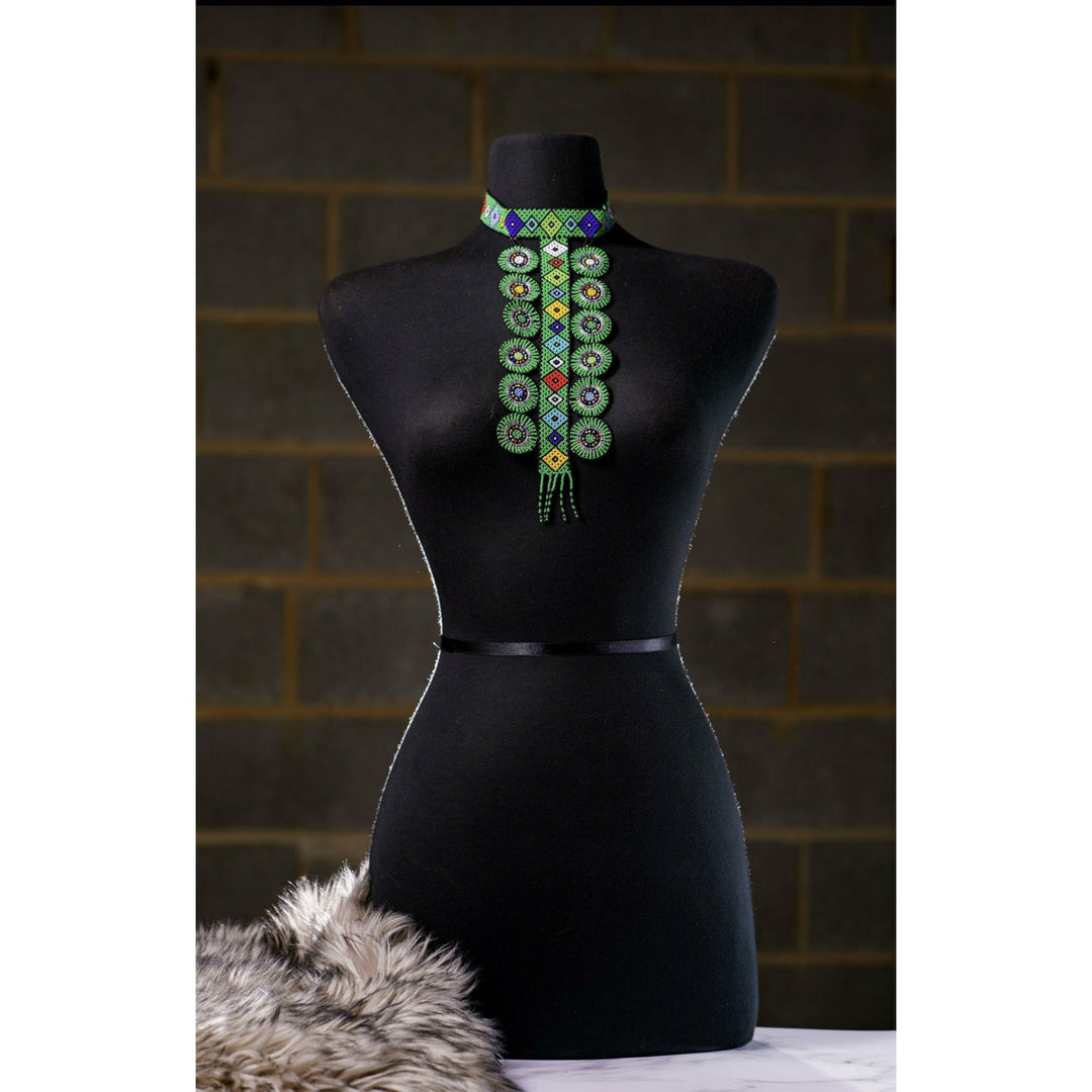 SA hand beaded choker Necklace - Trufacebygrace